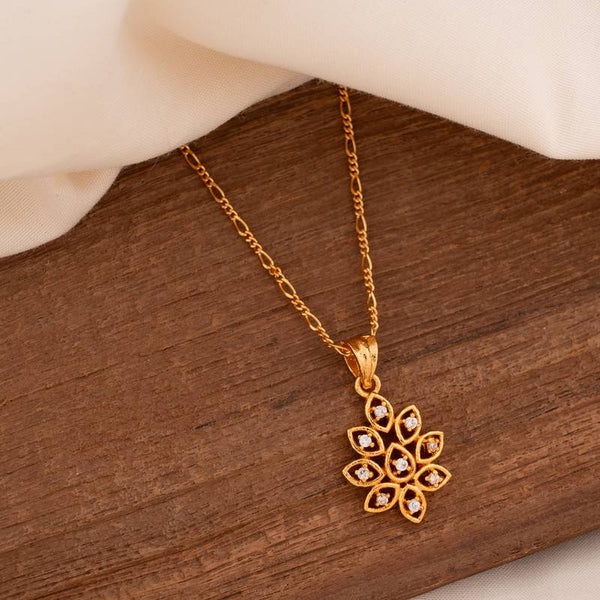 Gold Elegant Pendant for Girls