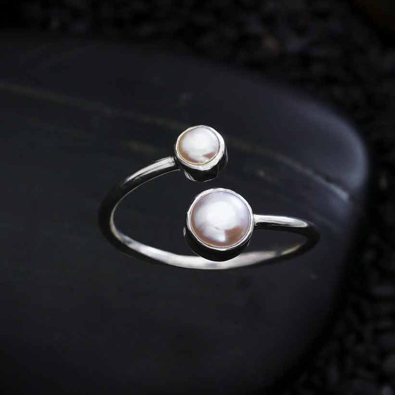 Silver Pearl Ring