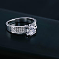 Silver Ring Solitaire