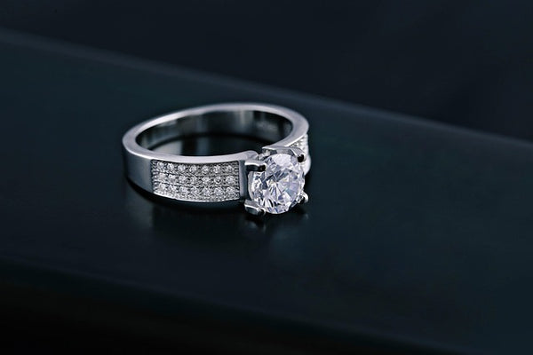 Silver Ring Solitaire